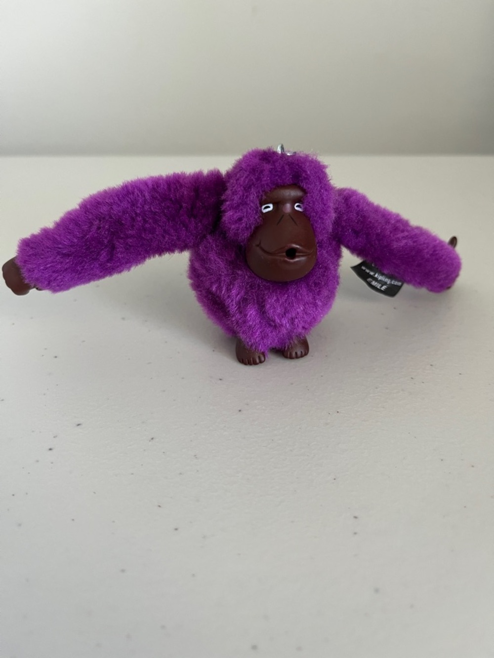 Kipling Purple Plush Monkey bag charm or keychain